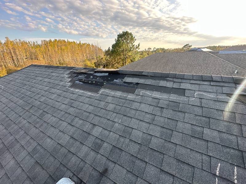residential roof repair by Hloska Roofing in Wesley Chapel