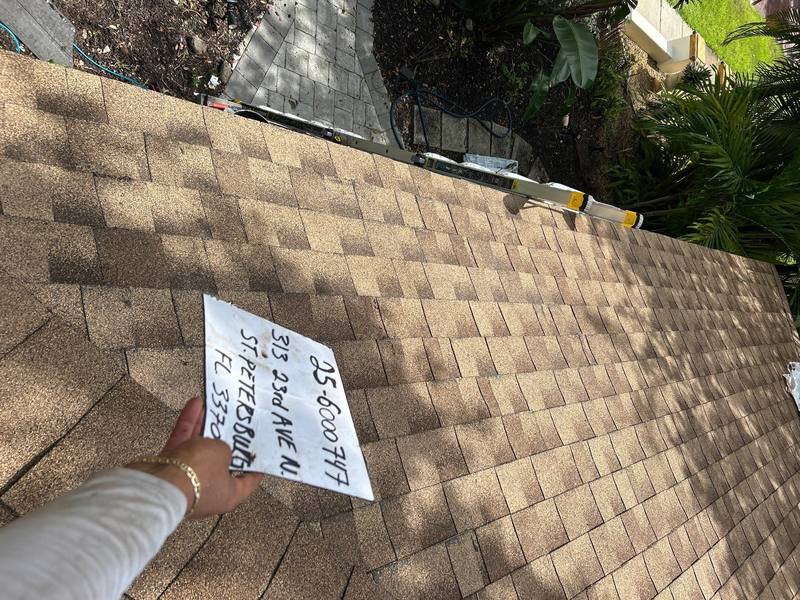 roofing project near 23rd Avenue North in St. Petersburg