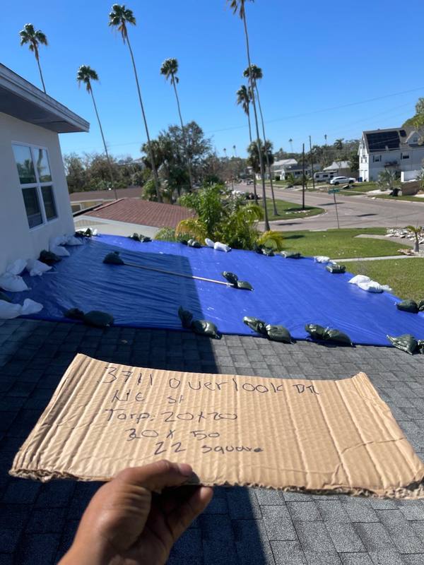 completed roofing project in St. Petersburg FL