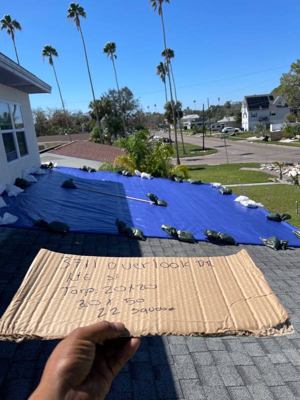roofing project near Overlook Dr NE in St. Petersburg
