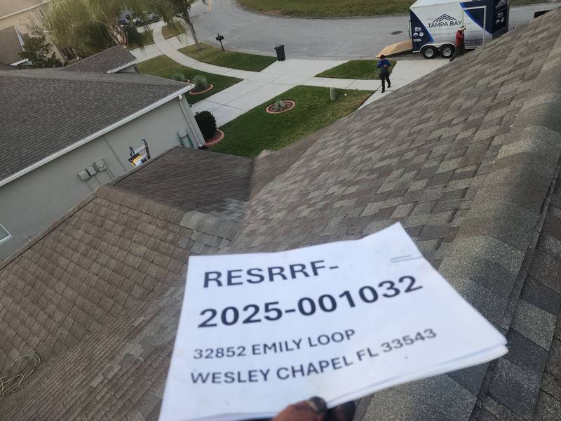 roofing project near Emily Lp in Wesley Chapel