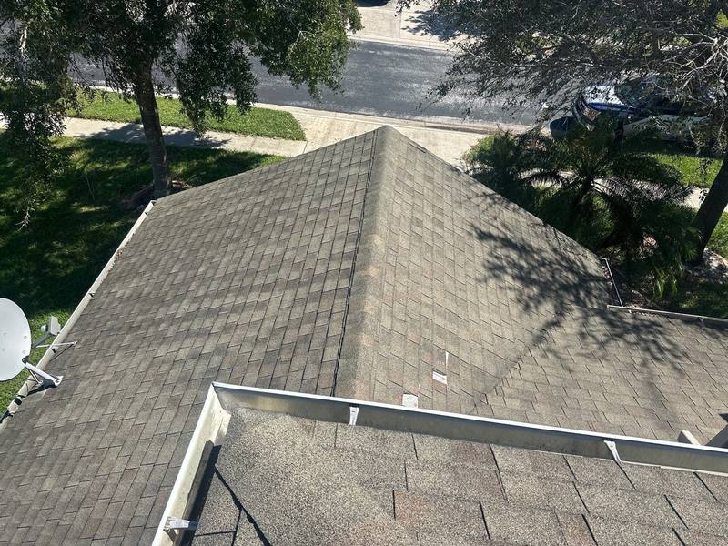 residential shingle roof replacement by Hloska Roofing in Wesley Chapel