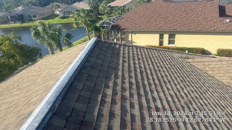 completed roofing project in Hudson FL