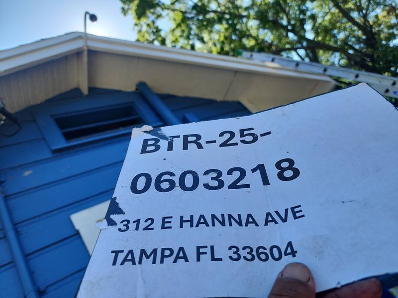 completed roofing project in Tampa FL