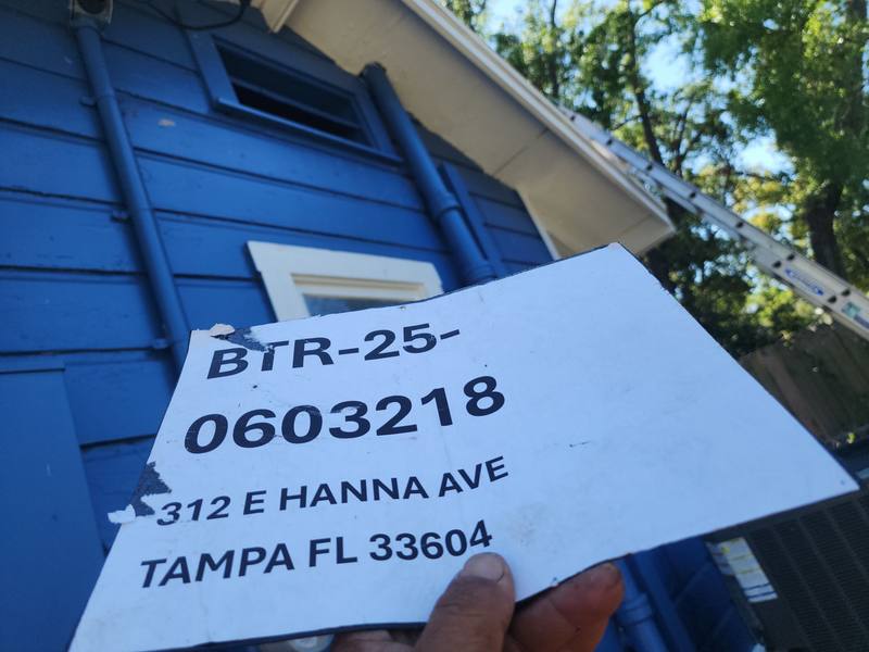 completed roofing project in Tampa FL