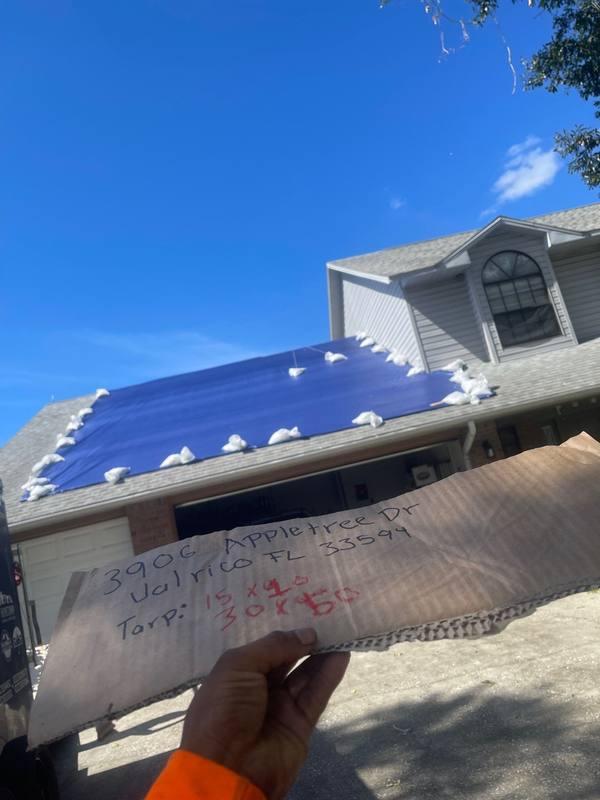 residential roof replacement by Hloska Roofing in Valrico
