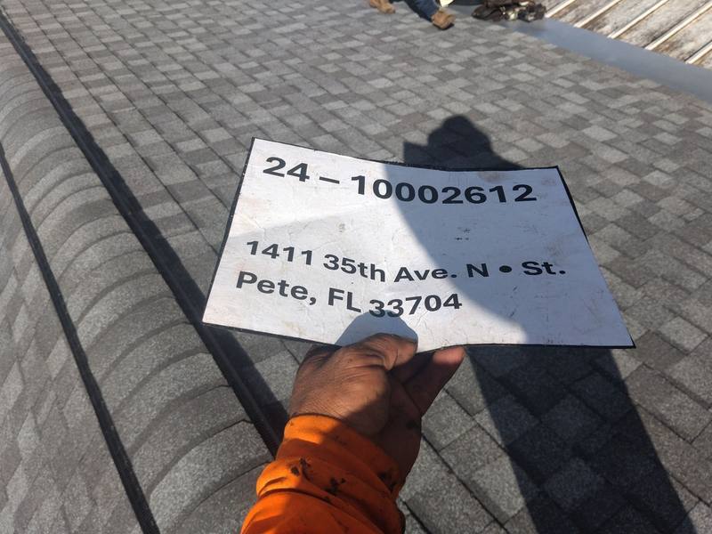 roofing project near 35th Ave N in St. Pete
