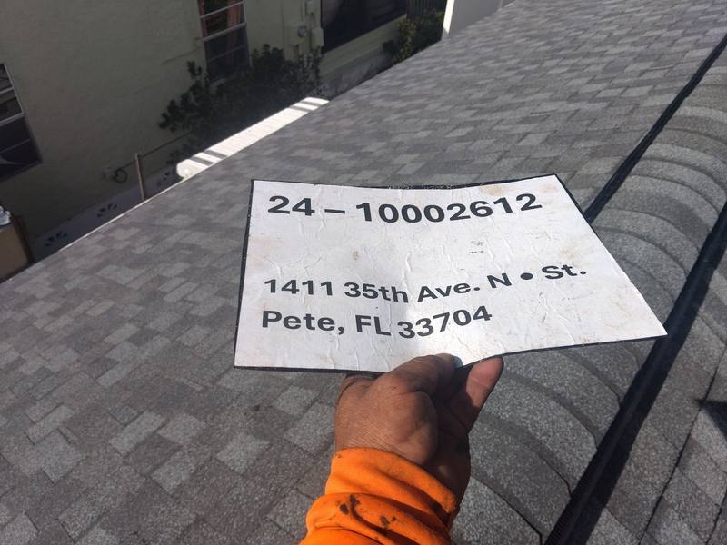 residential shingle roof replacement by Hloska Roofing in St. Pete