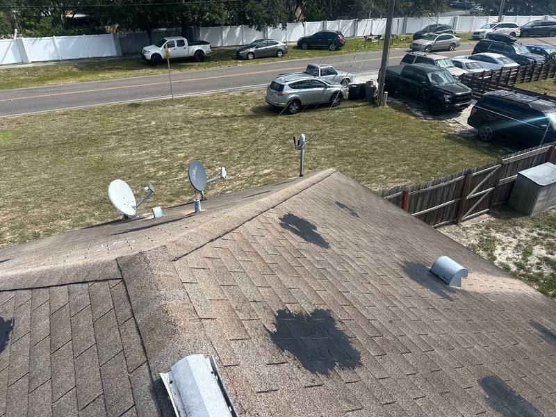 completed roofing project in Tarpon Springs FL