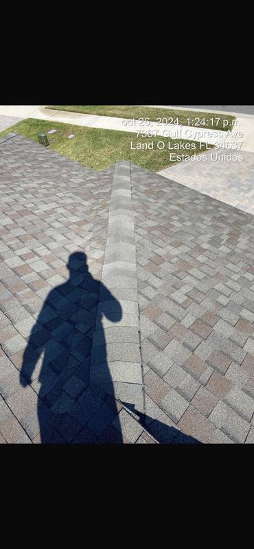 completed roofing project in Land O Lakes FL