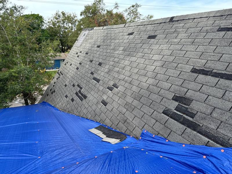 completed roofing project in Tampa FL