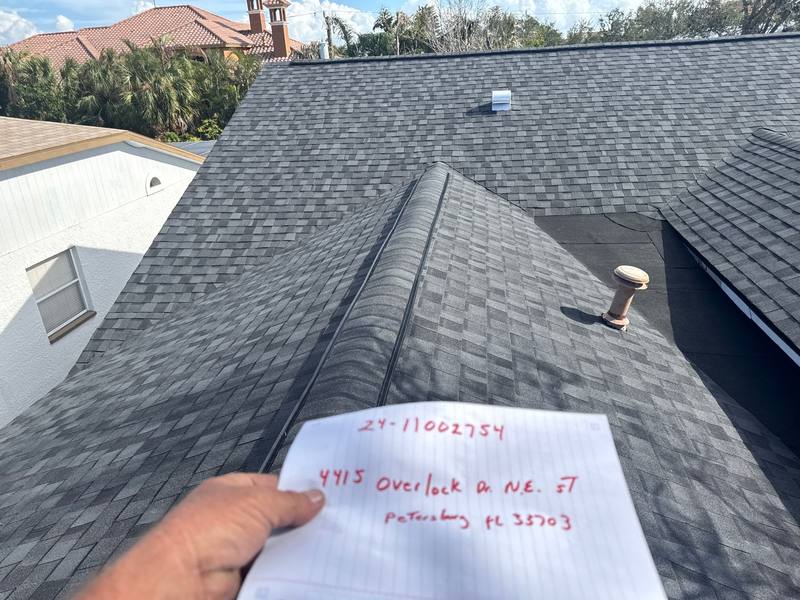 roofing project near Overlook Dr NE in St. Petersburg