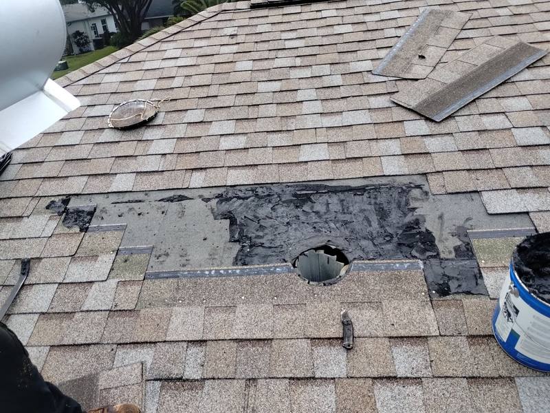 roofing project near Ohio Ave in Dunedin