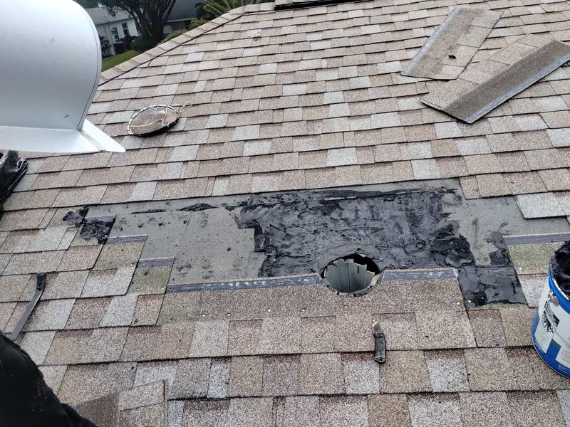 residential shingle roof replacement by Hloska Roofing in Dunedin