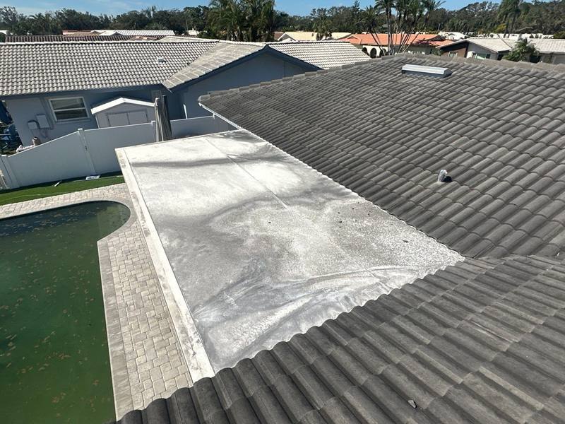 residential roof repair by Hloska Roofing in Clearwater