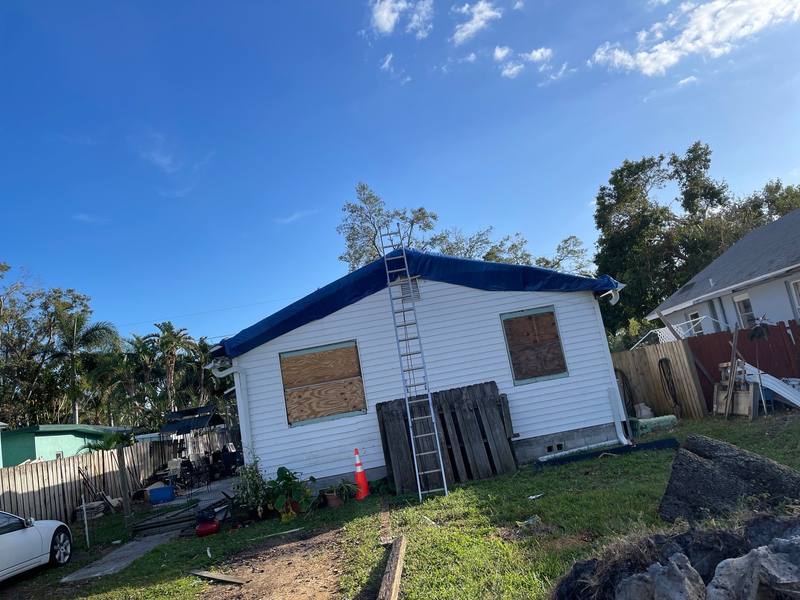 completed roofing project in St. Petersburg FL