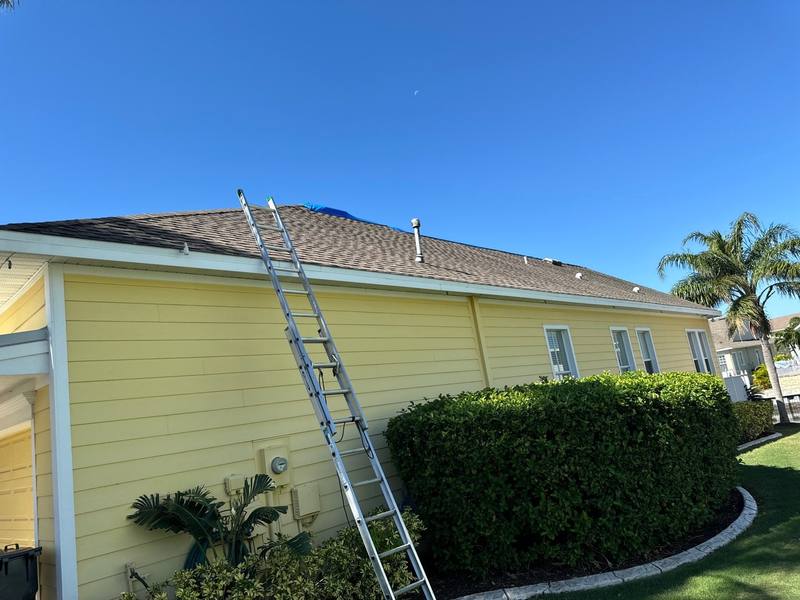 residential roof repair by Hloska Roofing in Apollo Beach