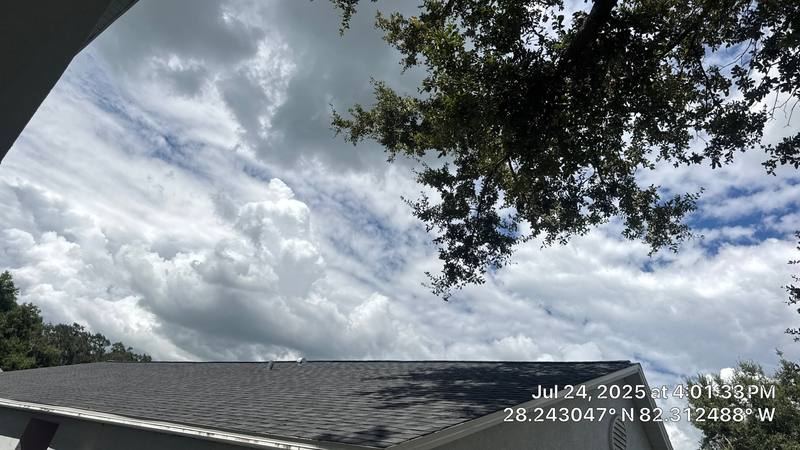 completed roofing project in Wesley Chapel FL