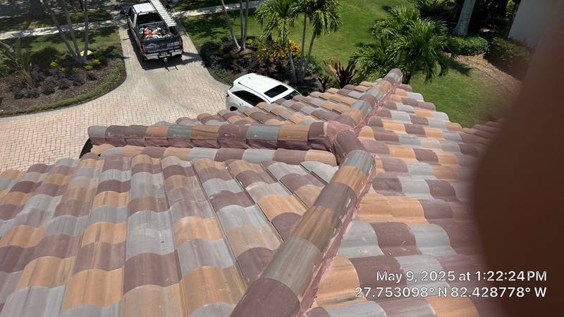completed roofing project in Apollo Beach FL