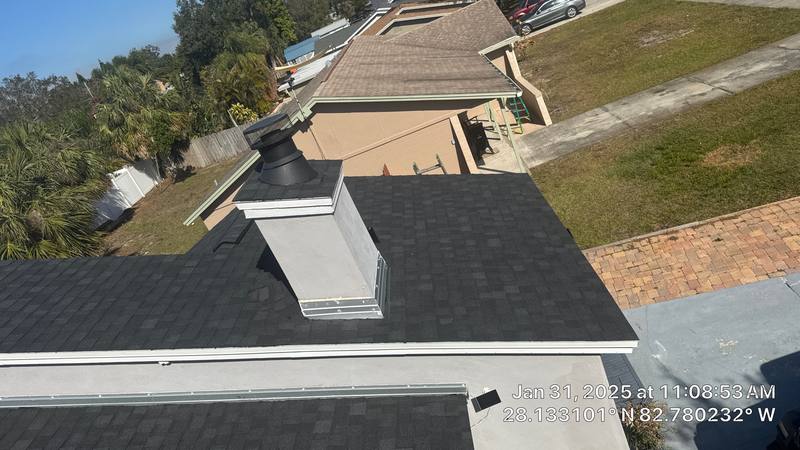 roofing project near Greenleaf Way in Tarpon Springs