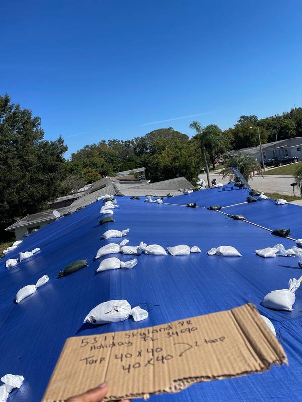 residential roof replacement by Hloska Roofing in Holiday