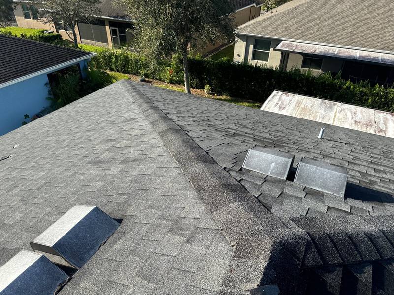 completed roofing project in San Antonio FL