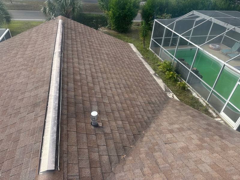 completed roofing project in Hudson FL