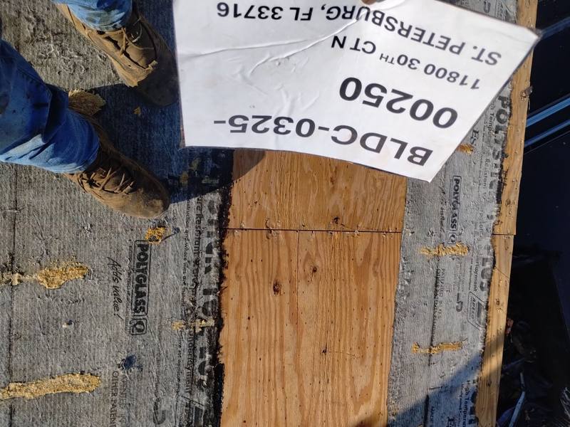 residential roof repair by Hloska Roofing in St. Pete