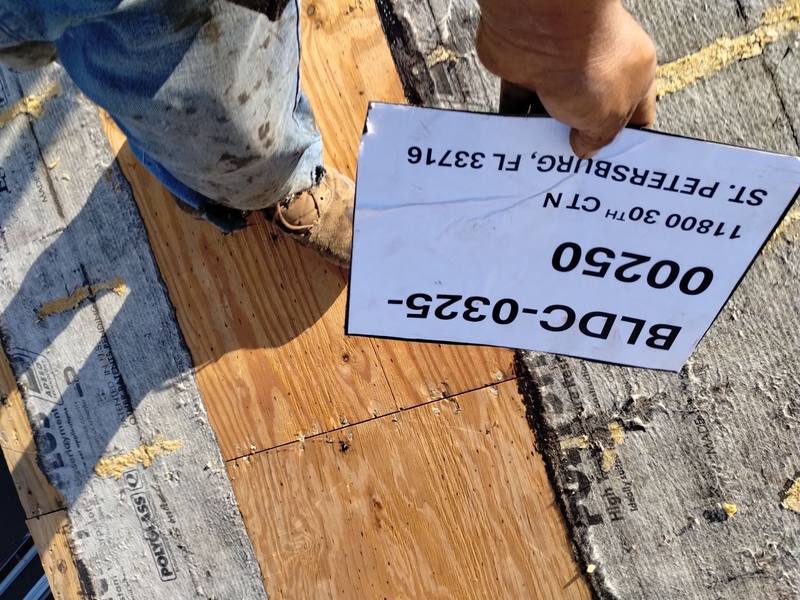 roofing project near 30th Ct. N in St. Pete