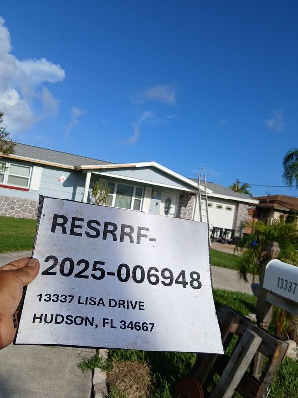 residential shingle roof replacement by Hloska Roofing in Hudson
