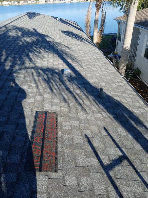 completed roofing project in Riverview FL