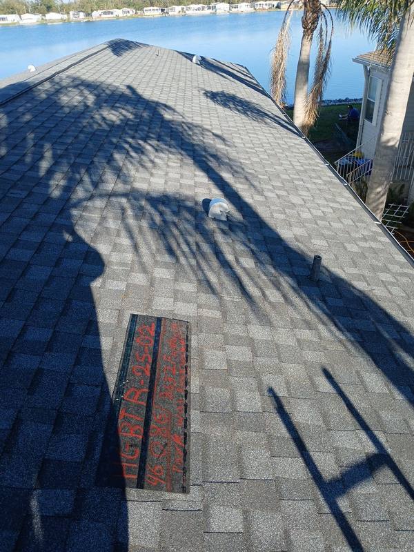 roofing project near Fantasia Park Way in Riverview