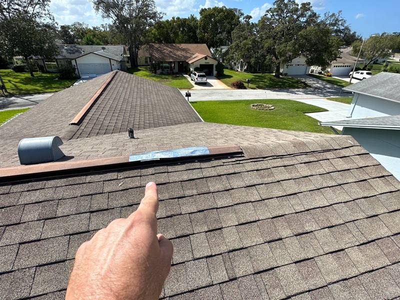 residential roof repair by Hloska Roofing in Port Richey