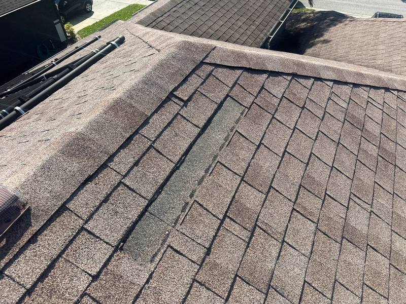 completed roofing project in Wesley Chapel FL