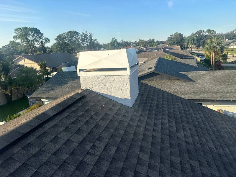 completed roofing project in Tampa FL
