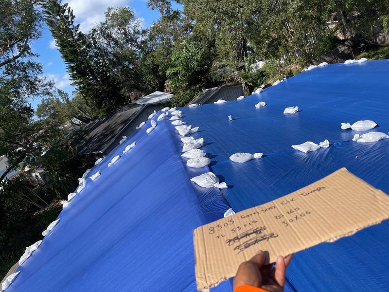 completed roofing project in Tampa FL