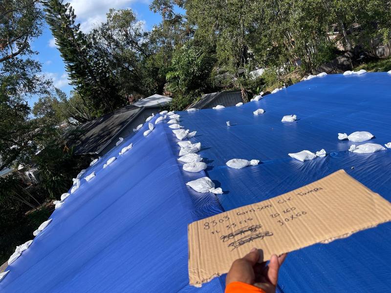 roofing project near Garrison Cir in Tampa