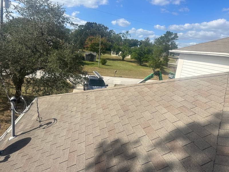 residential shingle roof replacement by Hloska Roofing in Spring Hill