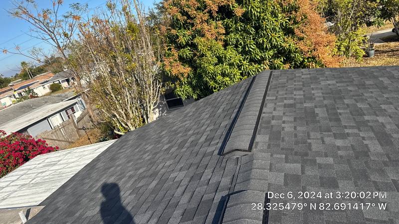 completed roofing project in Port Richey FL