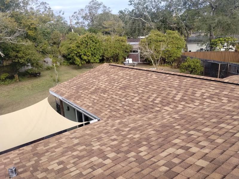 completed roofing project in St. Petersburg FL