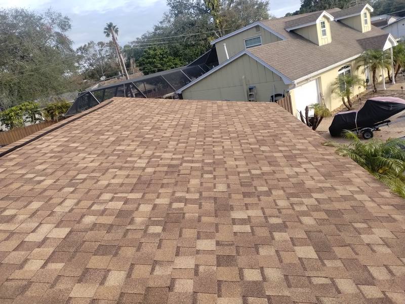 residential shingle roof replacement by Hloska Roofing in St. Pete
