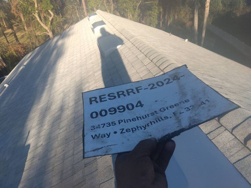 roofing project near Pinehurst Greene Way in Zephyrhills