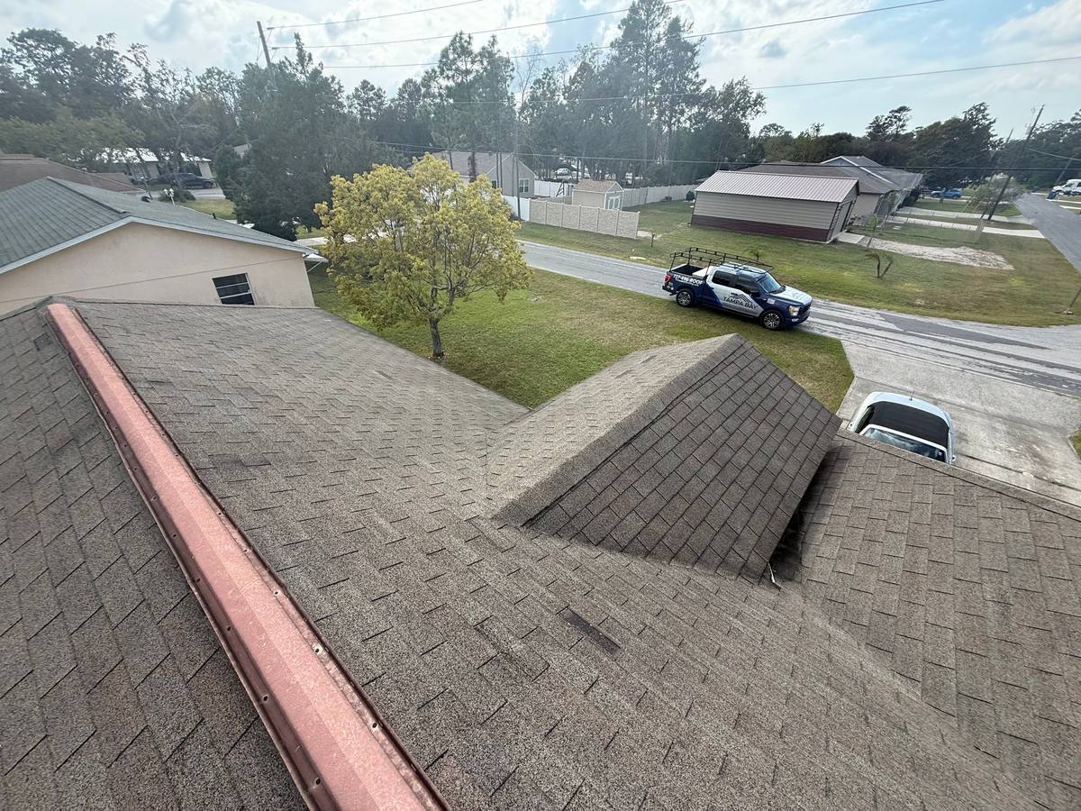 shingle roof replacement in Spring Hill, Florida