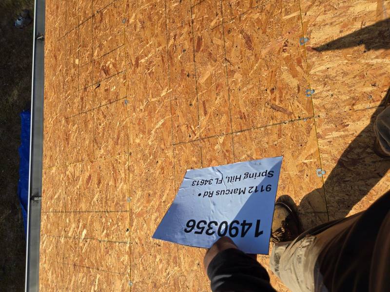 roofing project near Marcus Rd in Spring Hill