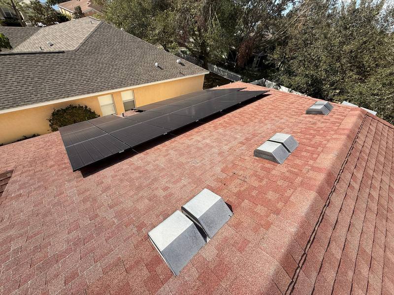 completed roofing project in Riverview FL
