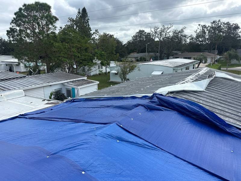 completed roofing project in Palm Harbor FL