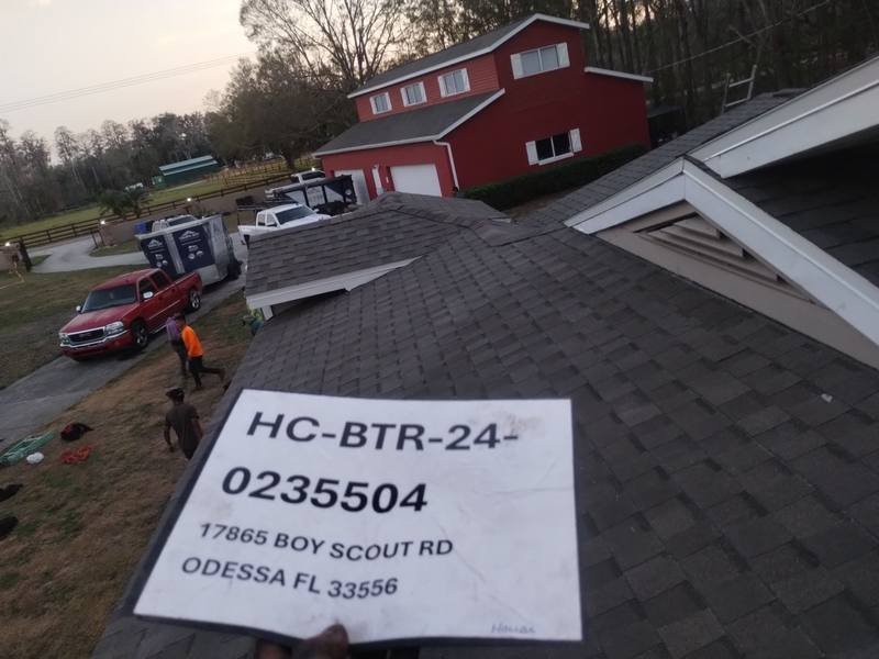 shingle roof replacement in Odessa, Florida