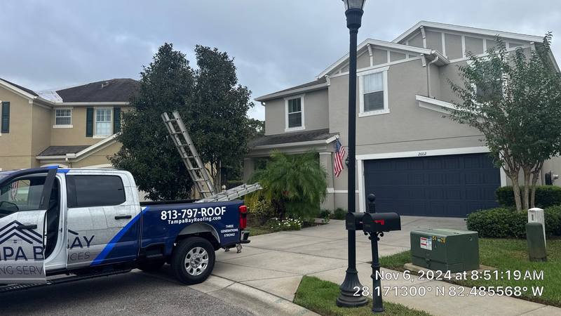 residential roof repair by Hloska Roofing in Lutz