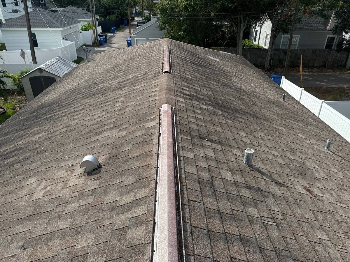 shingle roof replacement in St. Petersburg, Florida