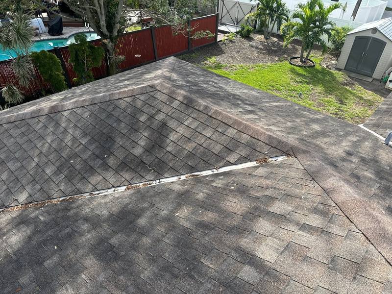residential shingle roof replacement by Hloska Roofing in St. Petersburg
